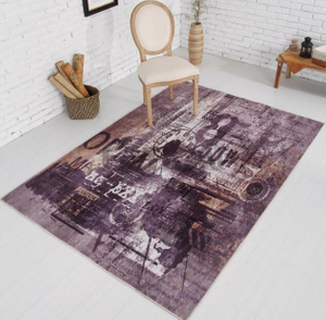 Modern Home Decor Floor Carpet Print Rug